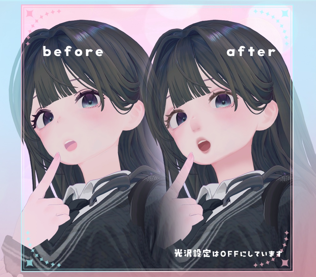 【ラビ先輩/Rabbi Senpai】メイク テクスチャ Makeup Texture 01