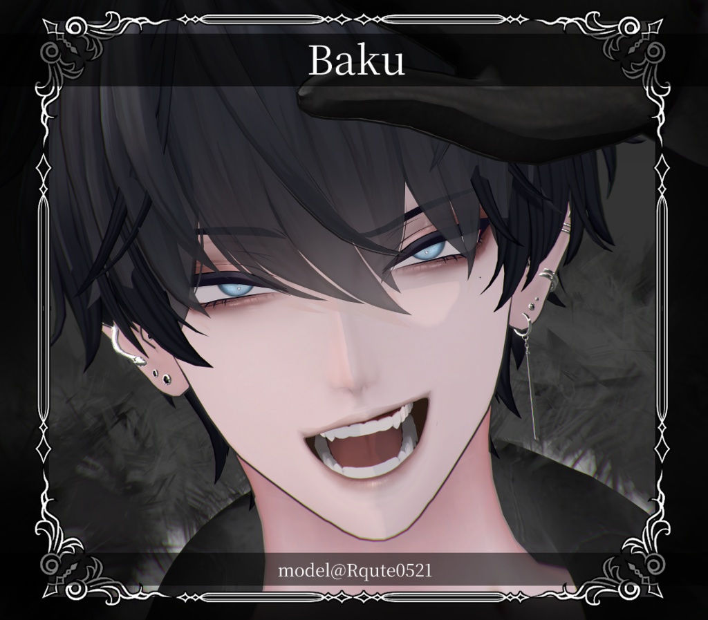 【複数アバター対応】Simple Viper Pierce【VRChat想定】