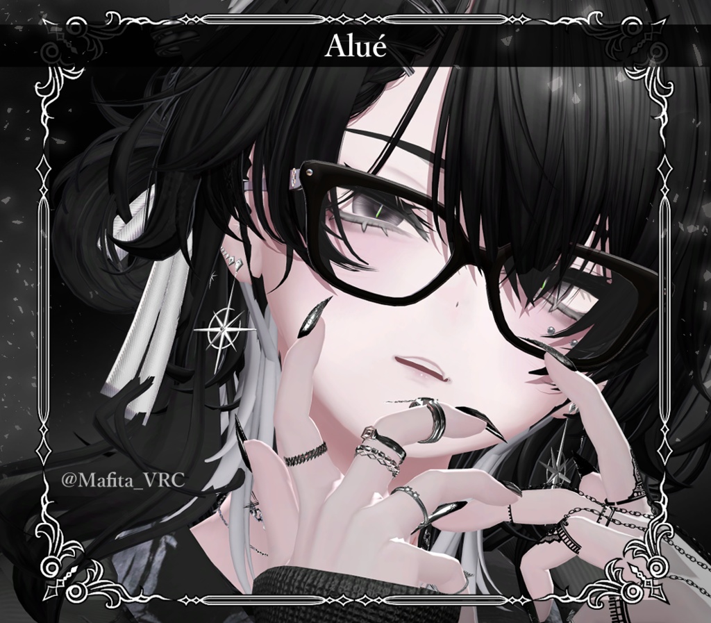 【複数アバター対応】Star Gleam Pierce【VRChat想定】