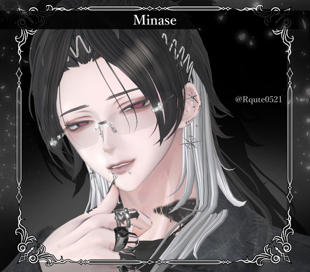 【複数アバター対応】Star Gleam Pierce【VRChat想定】