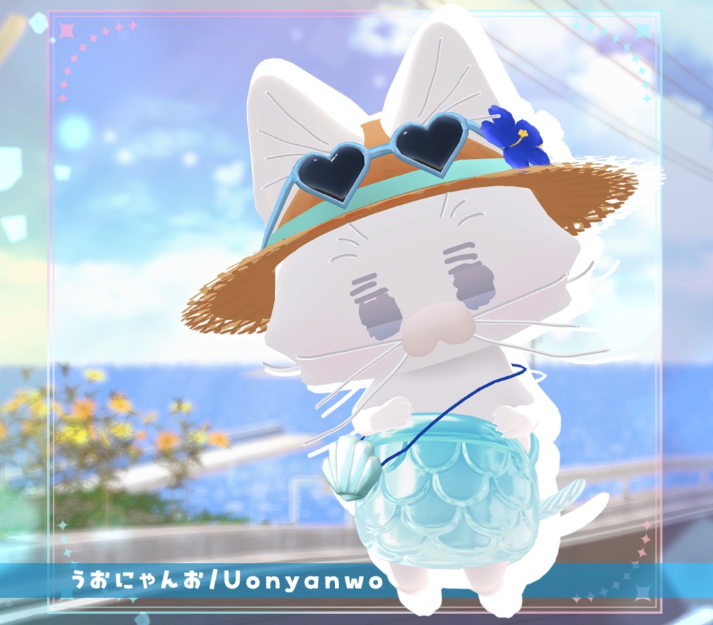 ★SALE★【複数アバター対応】なついろおでかけセット【VRChat想定】