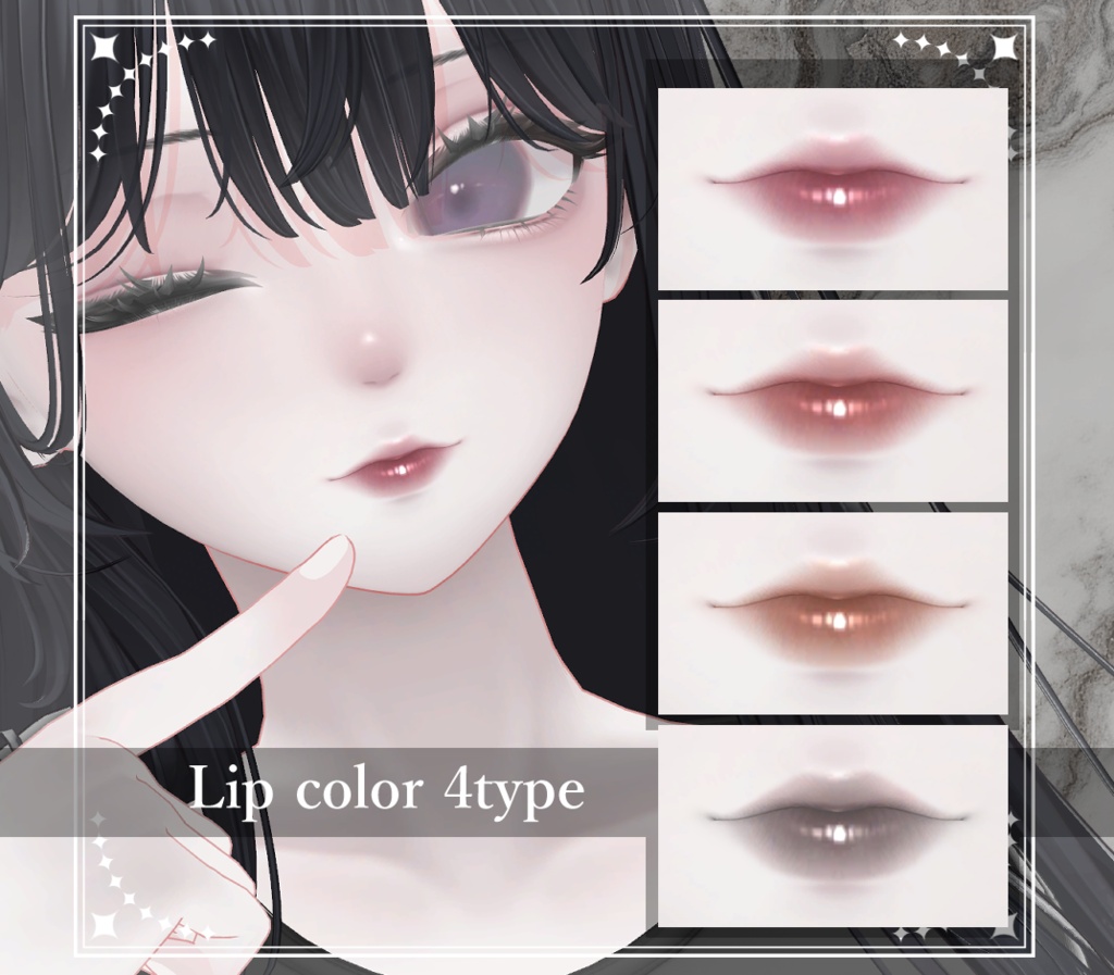 【海咲/Misaki】Eye & Makeup & Body Texture& Blendshape