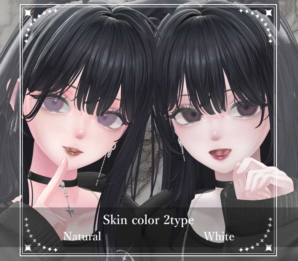 【海咲/Misaki】Eye & Makeup & Body Texture& Blendshape