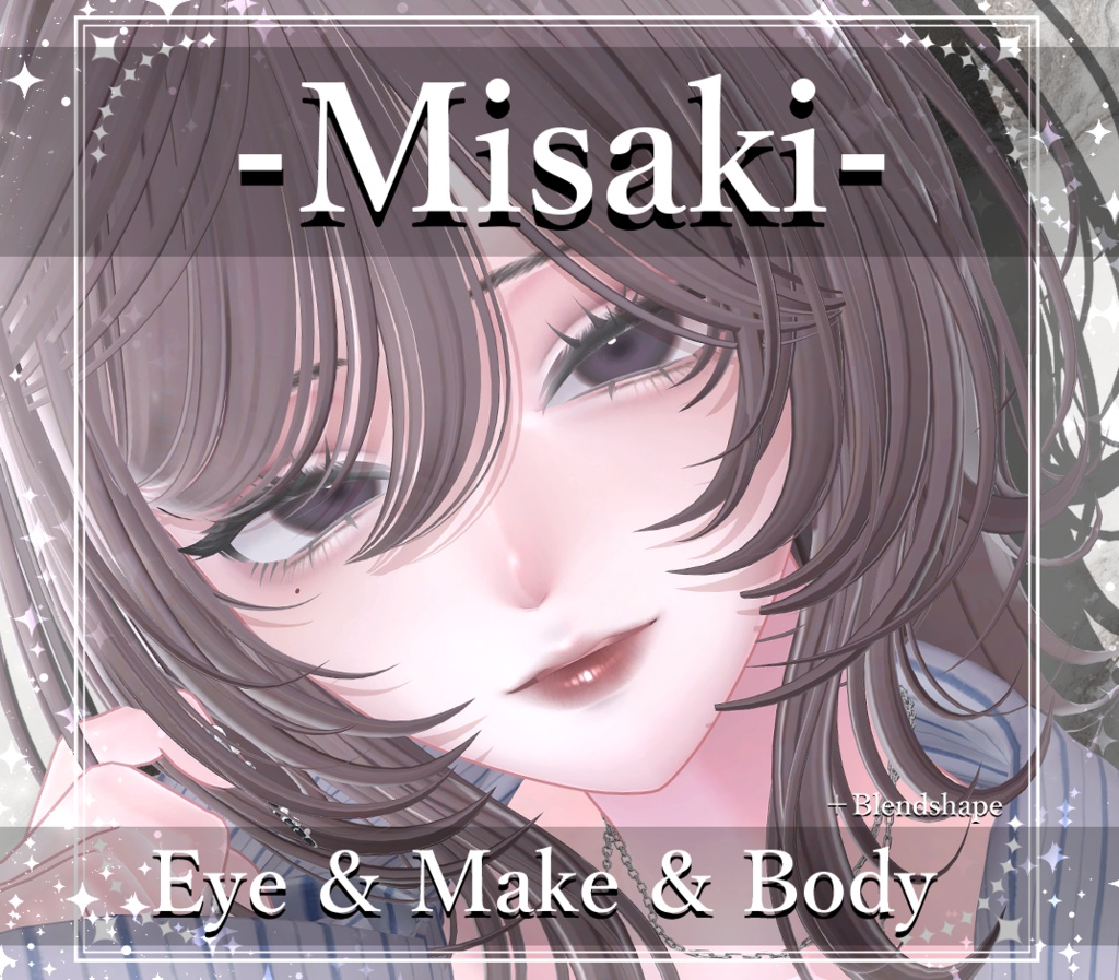 【海咲/Misaki】Eye ＆ Makeup & Body Texture& Blendshape