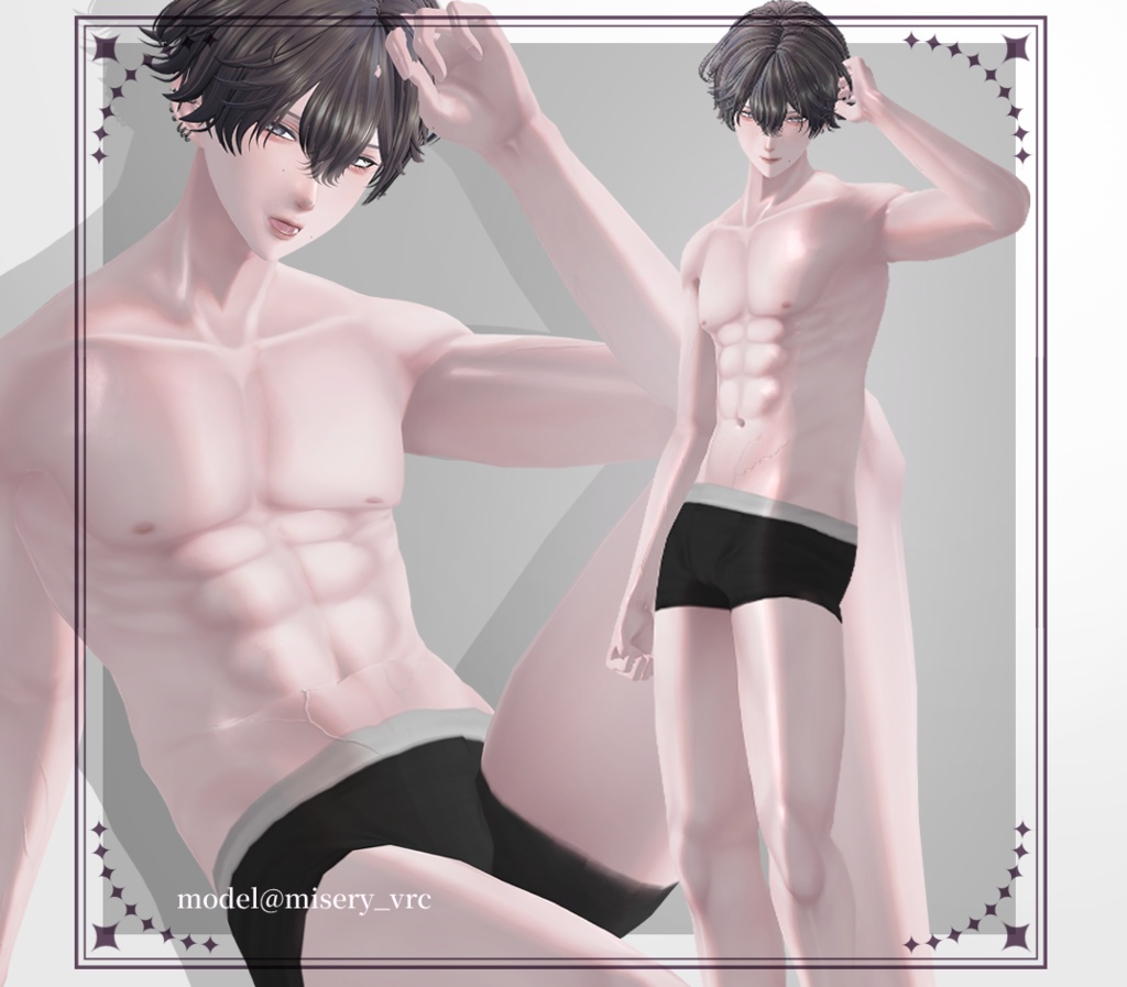 ★SALE★【紗夜/Suzuya】ボディテクスチャ BodyTexture ,Material Muscle+