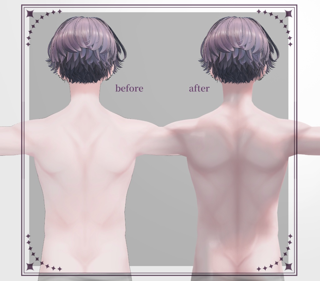 ★SALE★【紗夜/Suzuya】ボディテクスチャ BodyTexture ,Material Muscle+