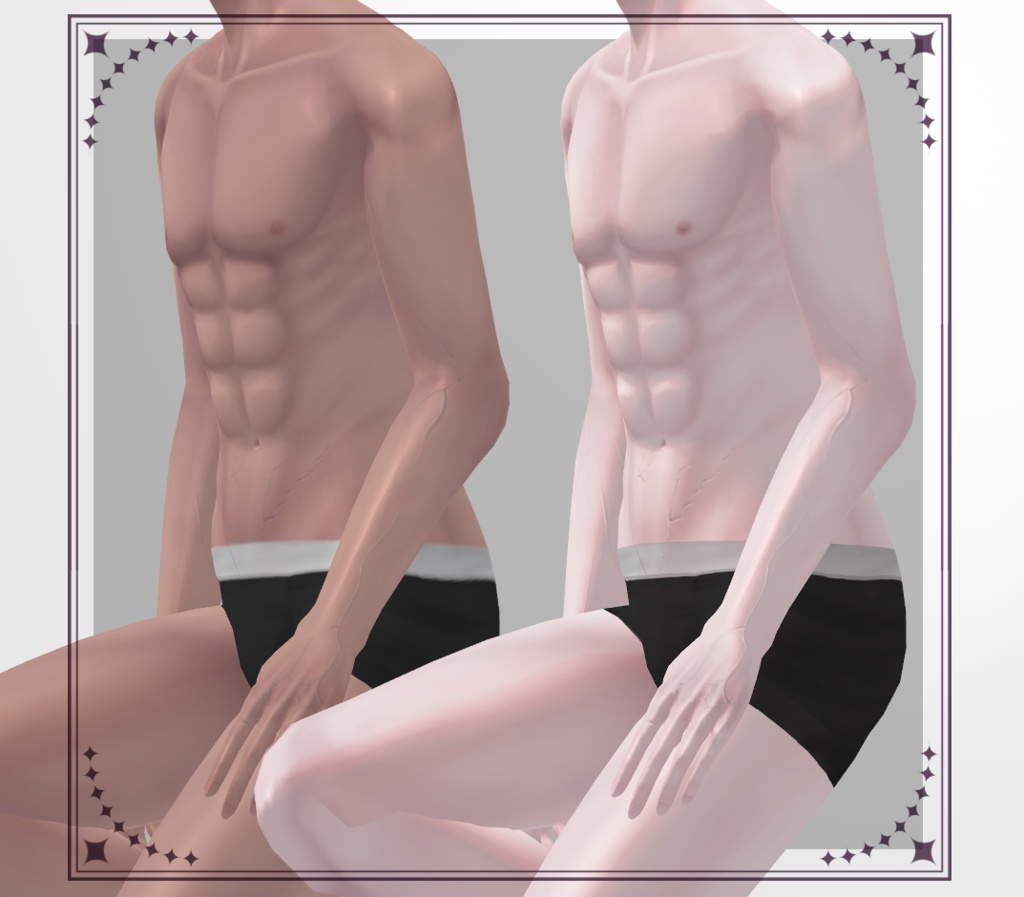 ★SALE★【紗夜/Suzuya】ボディテクスチャ BodyTexture ,Material Muscle+