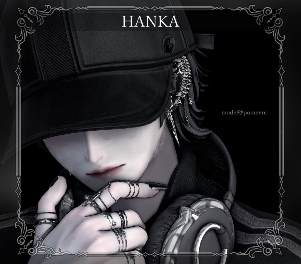 【複数アバター対応】BONE SPIKE PIERCE【VRChat想定】