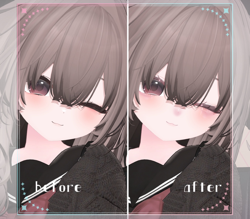 【輝夜/Kaguya】 メイク テクスチャ Makeup Texture 01