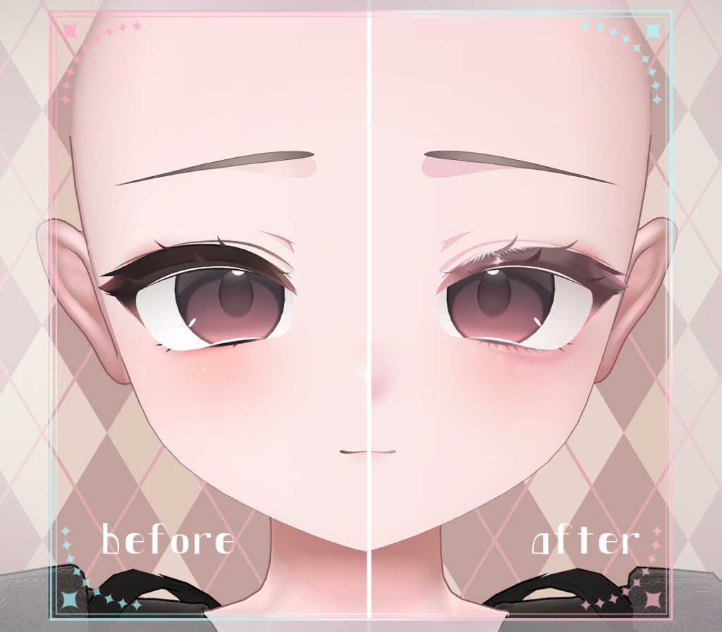 【輝夜/Kaguya】 メイク テクスチャ Makeup Texture 01