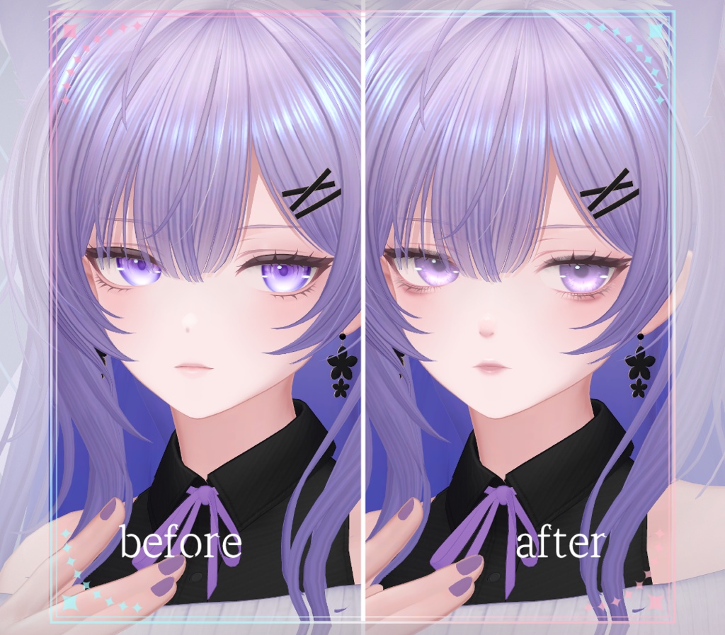 【莉々沙/Ririsa】 メイク テクスチャ Makeup Texture 01