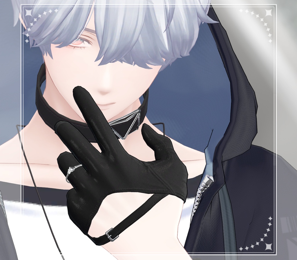 ★24時間無料★【VRChat想定】Pair Sign Ring ペアリング💍