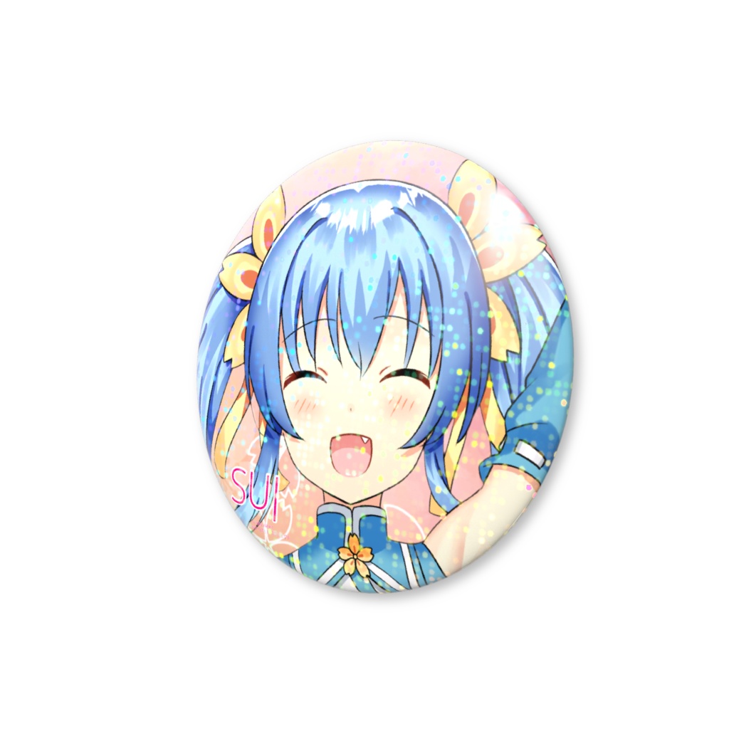 ホログラム缶バッジ❀黄桜すい