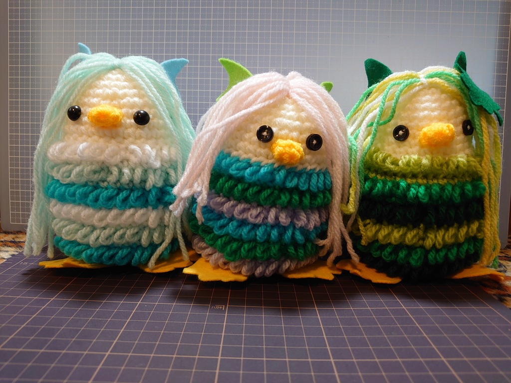 アマビエ様編みぐるみ