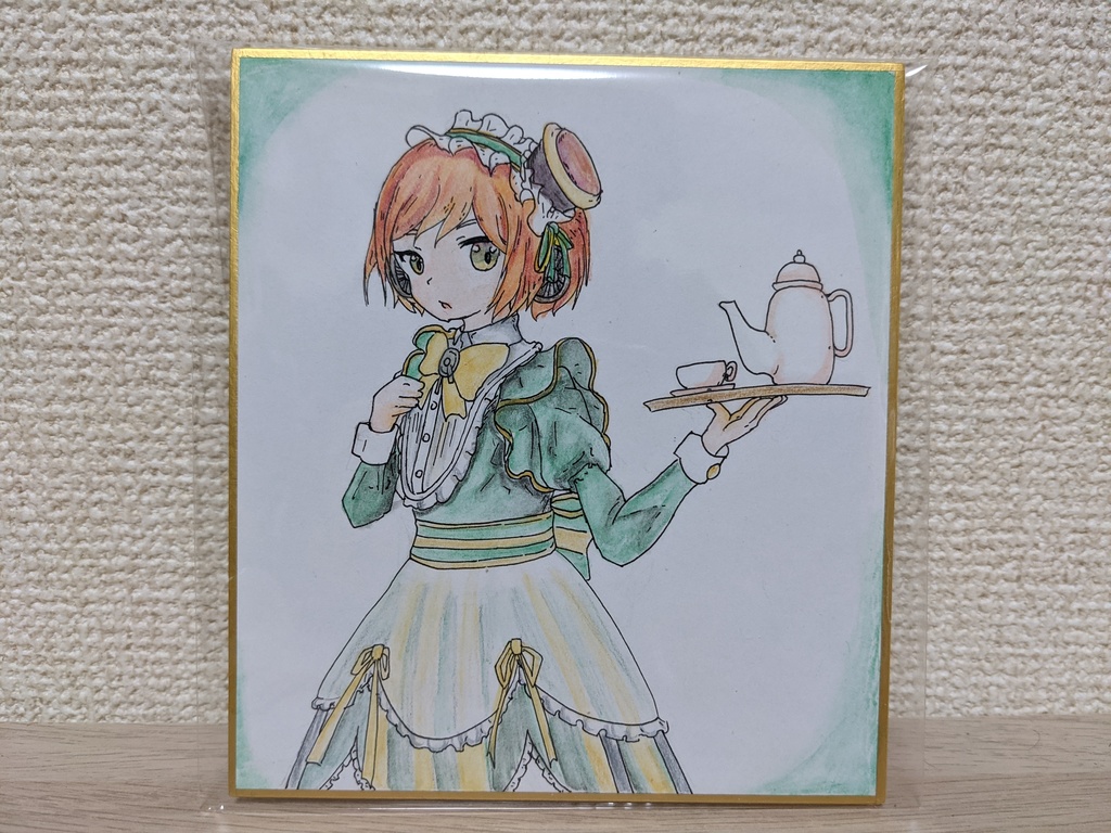 色紙_アンナちゃん