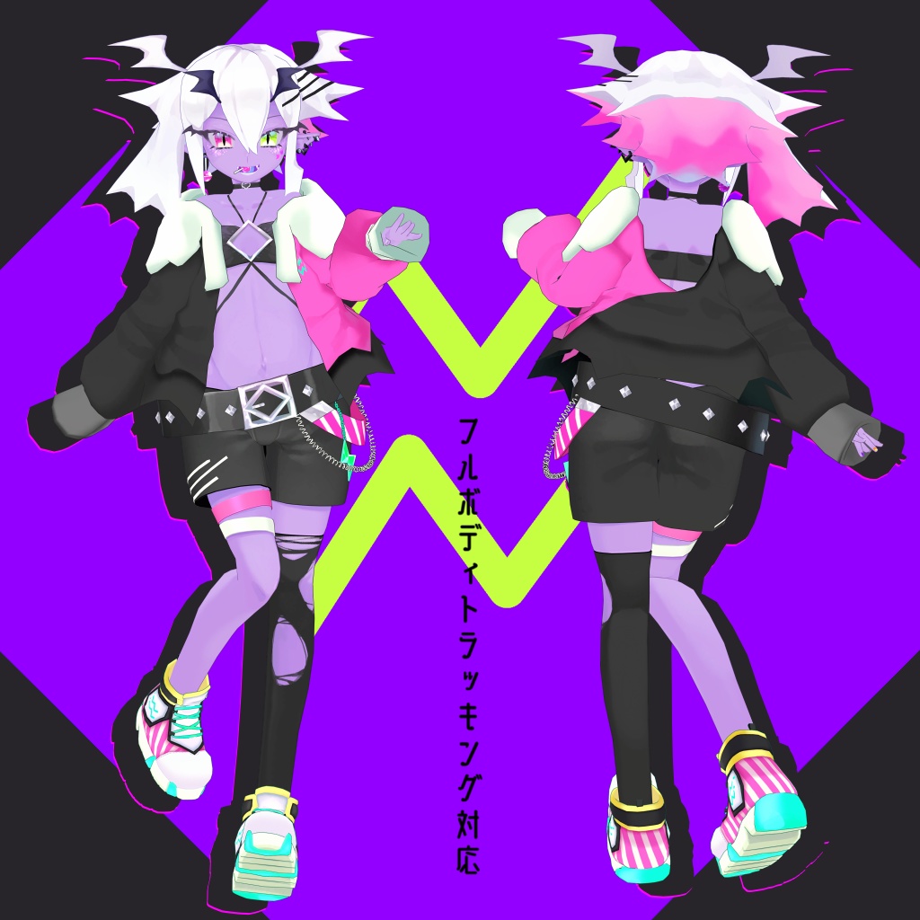 【VRM】オリジナル3Dモデル「 きゃるめろ CALMELO」