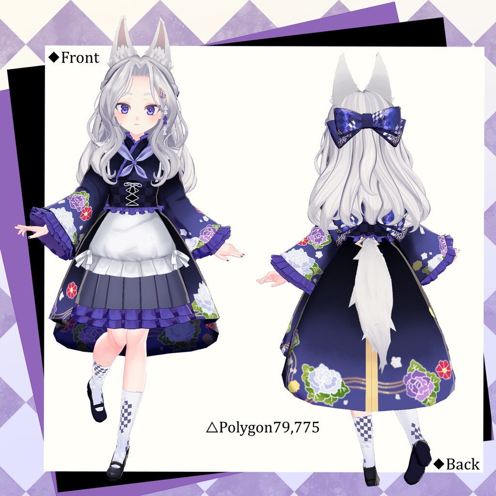 オリジナル3Dモデル「初夢 ‐ Hatsuyume ‐ 」