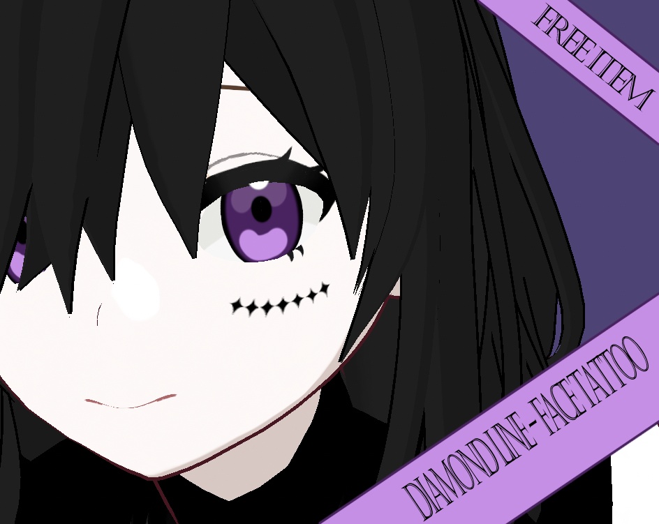 Diamond Line - Face Tattoo [Free Item]