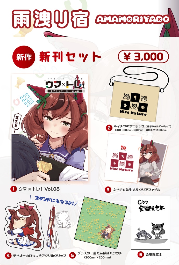 【C107】雨洩り宿新刊セット