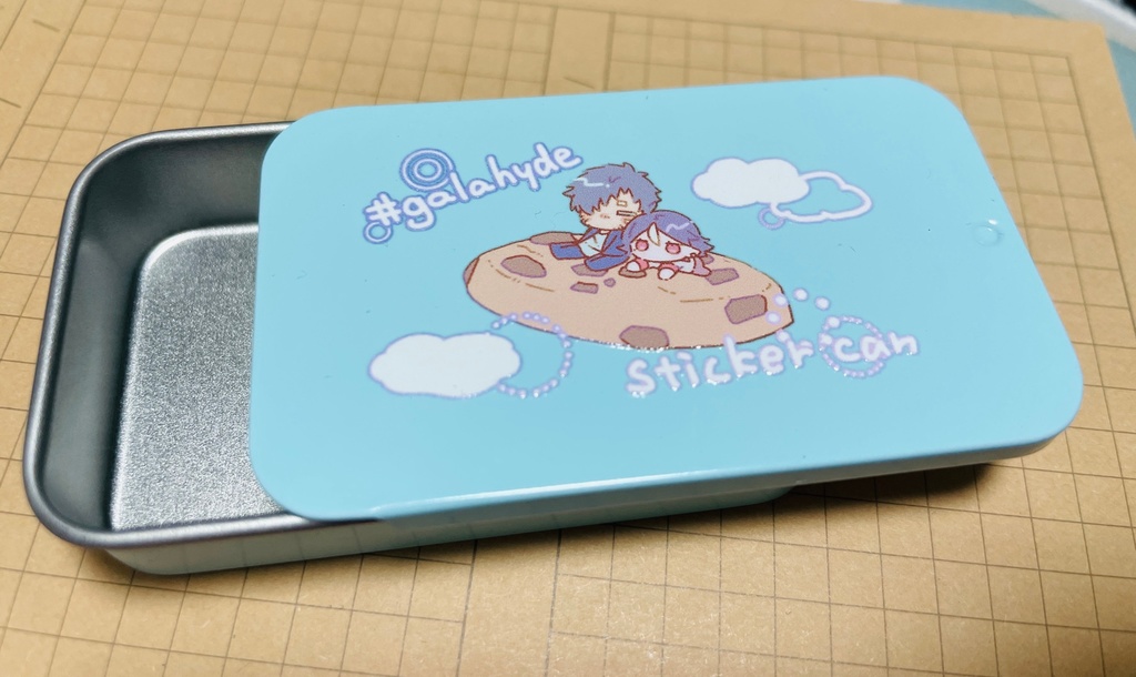 ガラハイおいしいシール缶