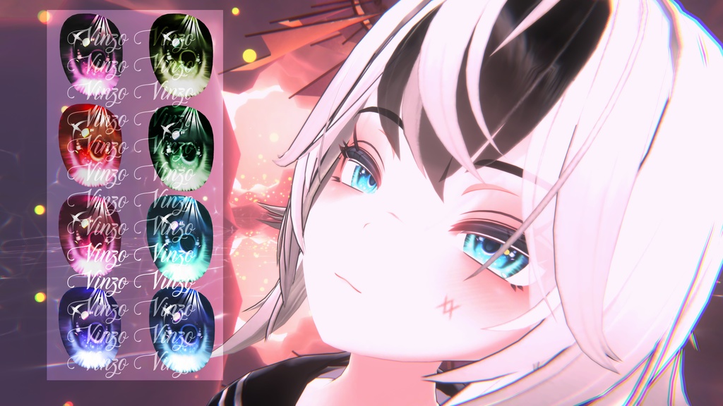 RINDO Eye Texture モデル「竜胆」 / 瞳 テクスチャ HD-PSD