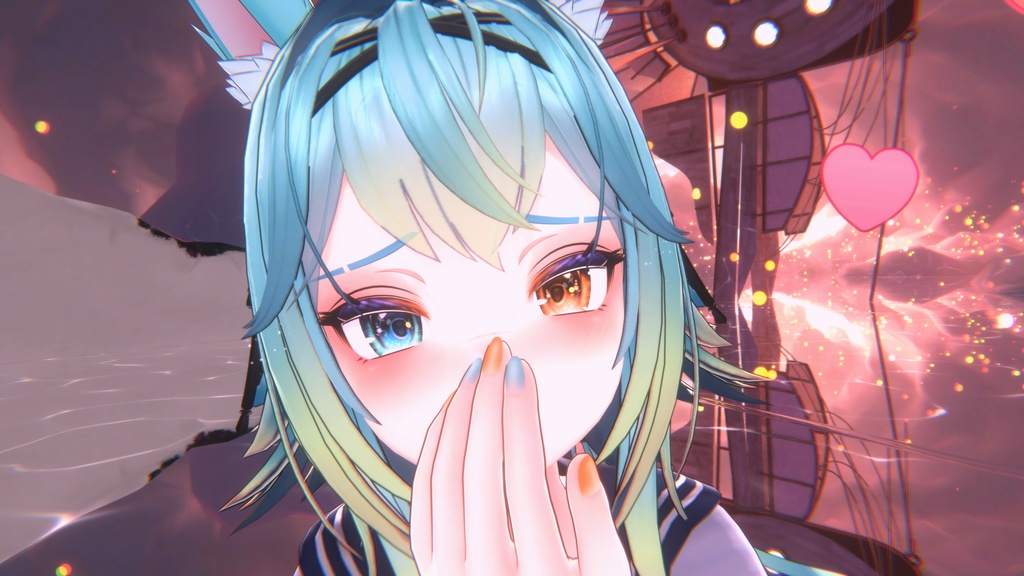 RINDO HUSKY Eye/Lashes/Makeup/Nails モデル「竜胆」 / 瞳 テクスチャ HD-PSD