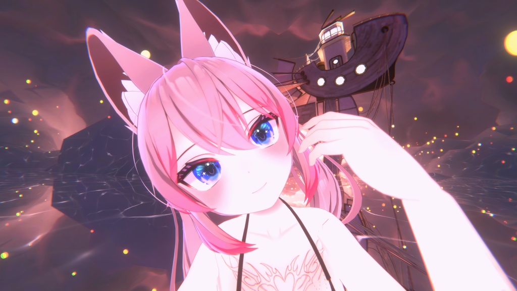 Karin Succubo Tattoos/Eyes/Lashes/Makeup Texture テクスチャ「目「カリン」