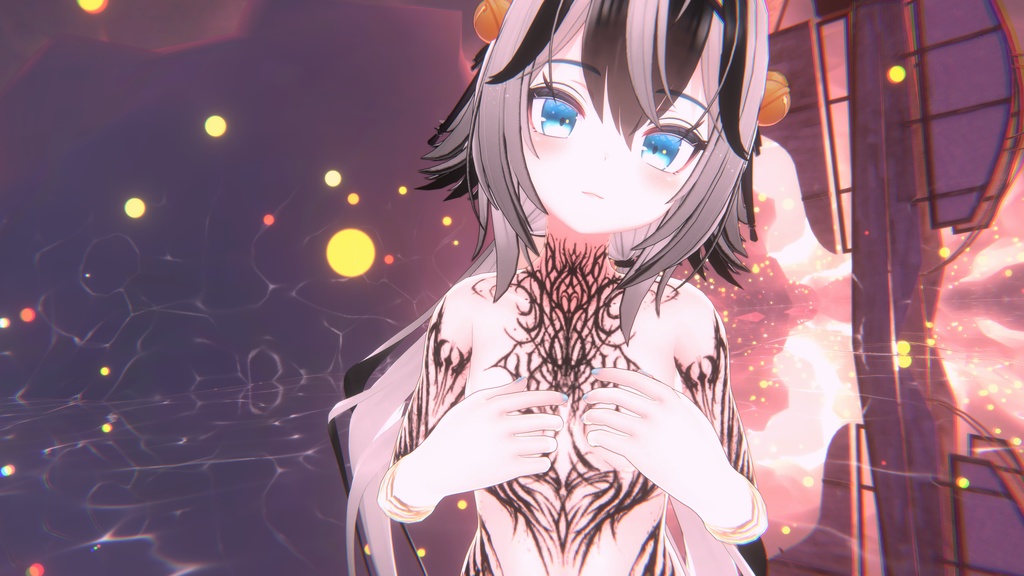 Kurai Tattoos 入れ墨 *テクスチャ* モデル 「竜胆」「セレスティア」「舞夜」 「龍のヨルちゃん」