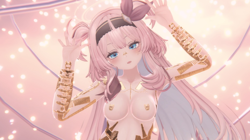 Cyberpunk Gold Selestia Tex テクスチャ 金「セレスティア」 / HD