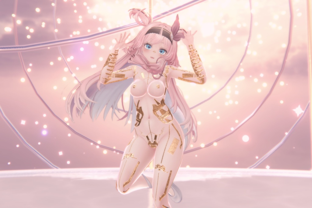 Cyberpunk Gold Selestia Tex テクスチャ 金「セレスティア」 / HD