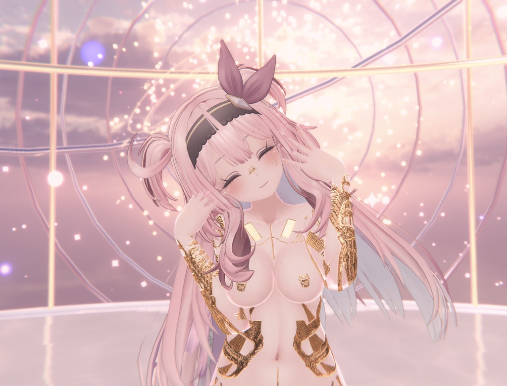 Cyberpunk Gold Selestia Tex テクスチャ 金「セレスティア」 / HD