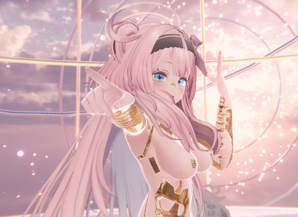 Cyberpunk Gold Selestia Tex テクスチャ 金「セレスティア」 / HD