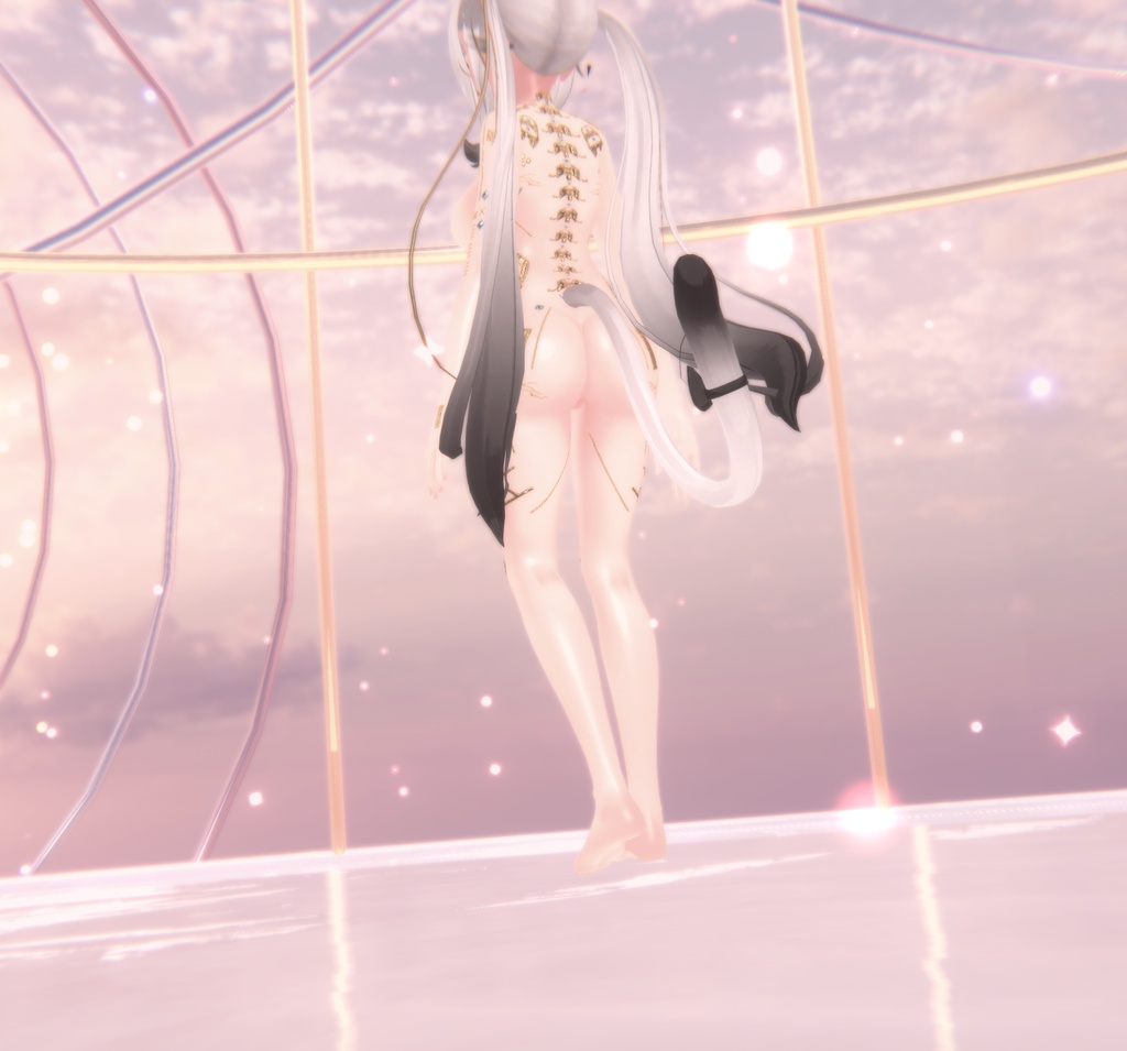 Cyberpunk Gold Maya Tex テクスチャ 「舞夜」 / HD