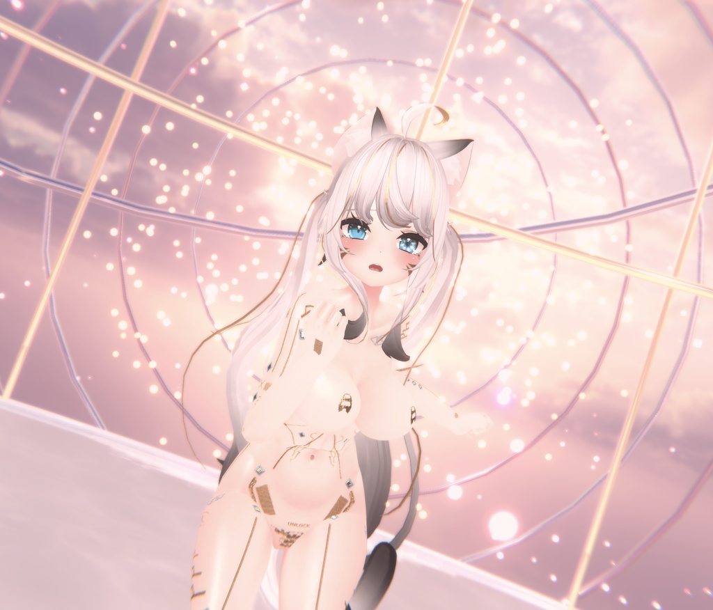 Cyberpunk Gold Maya Tex テクスチャ 「舞夜」 / HD