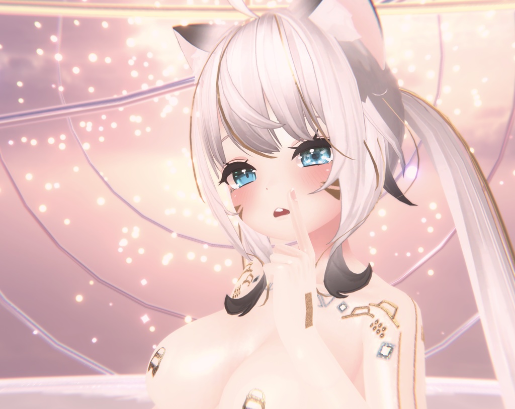 Cyberpunk Gold Maya Tex テクスチャ 「舞夜」 / HD