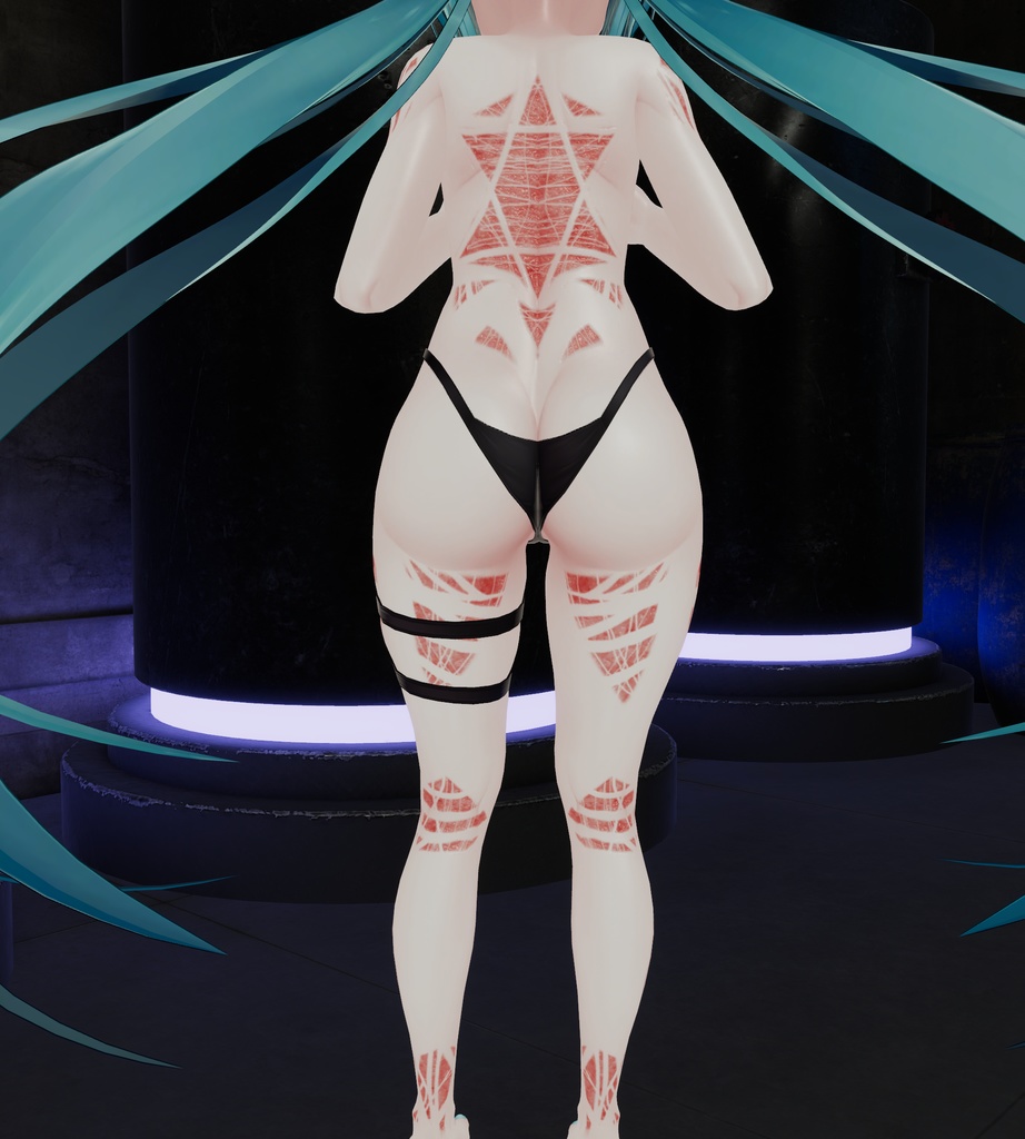 Rindo Scars Tex 傷跡「竜胆」 / HD