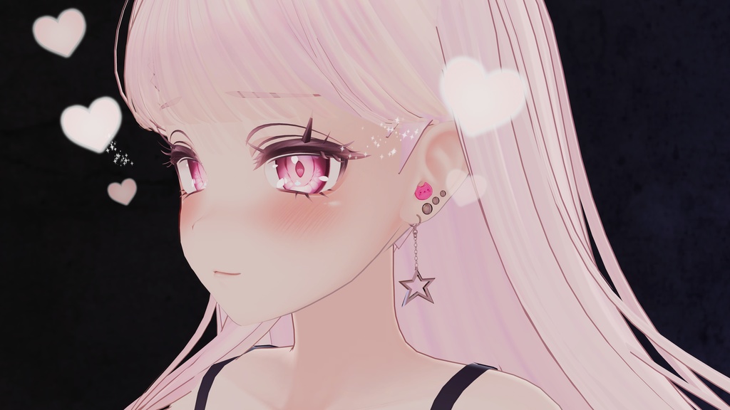 KittyStar Earrings Piercing キティのイヤリング