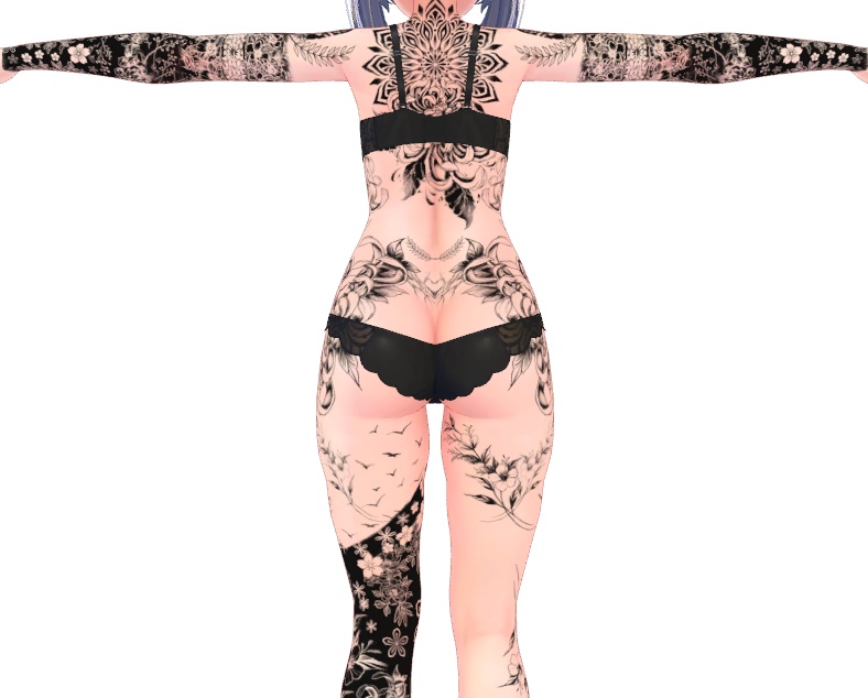 Kikyo Haku Tattoos 入れ墨「桔梗」