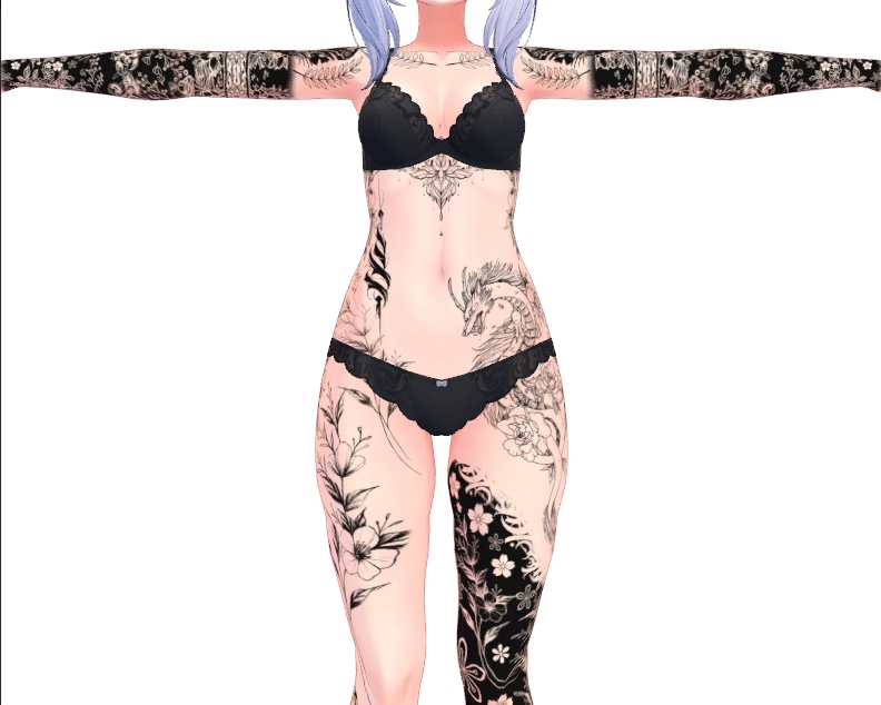 Kikyo Haku Tattoos 入れ墨「桔梗」