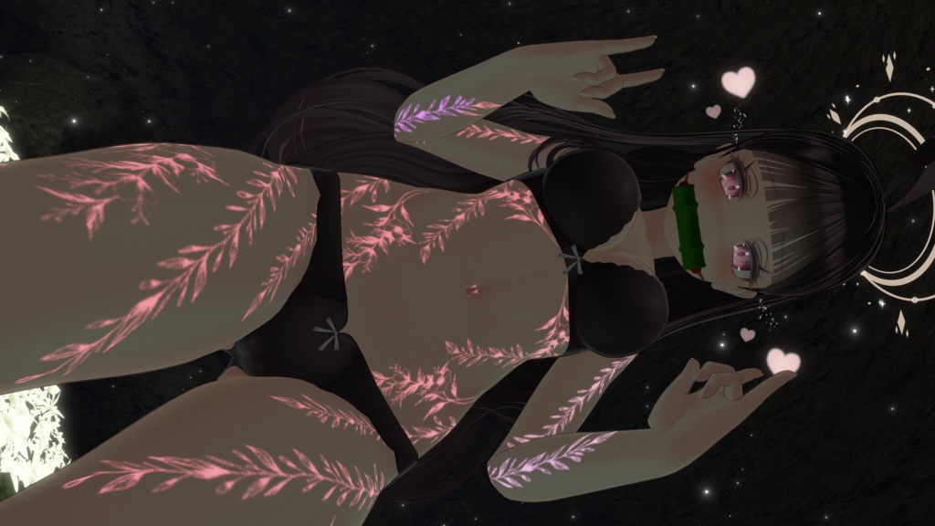 Nezuko Tattoos/Bamboo Selestia 竈門 禰豆子-入れ墨「セレスティア」 / HD