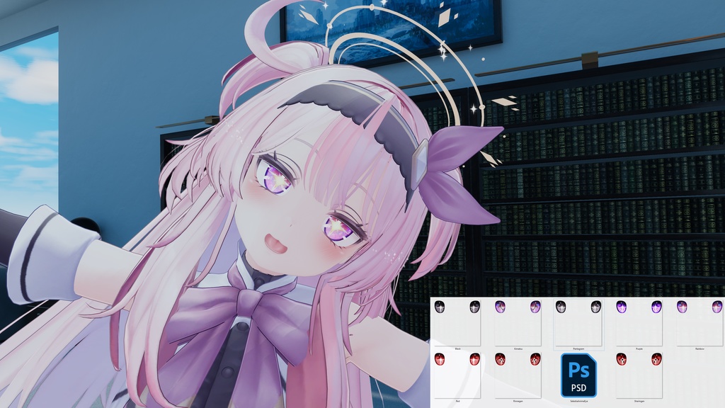 目 Selestia Fantasy Eye 「セレスティア」PSD/HD