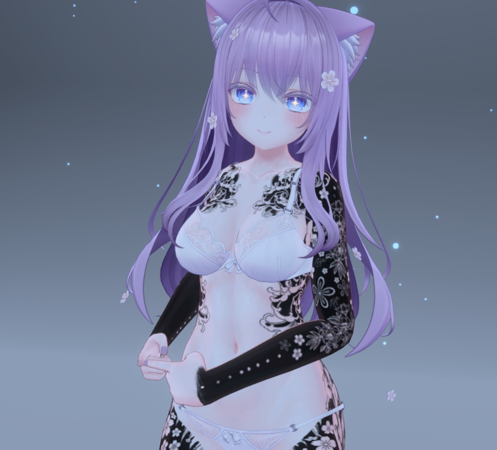 Traditional Tattoos Moe 入れ墨 *テクスチャ* モデル「萌」 / HD