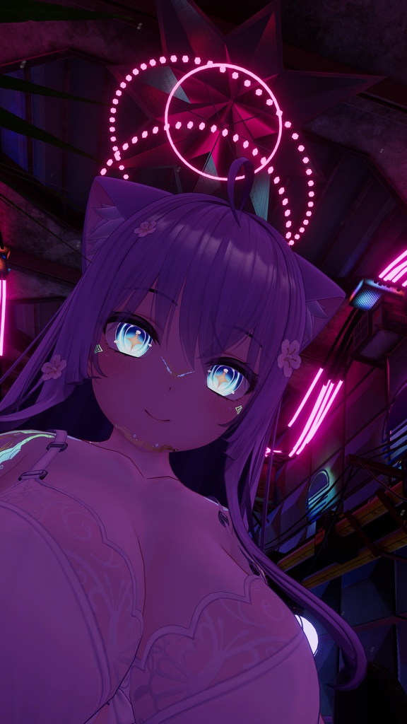 Moe Gold Cyberpunk Tex テクスチャ 金「萌」 / HD