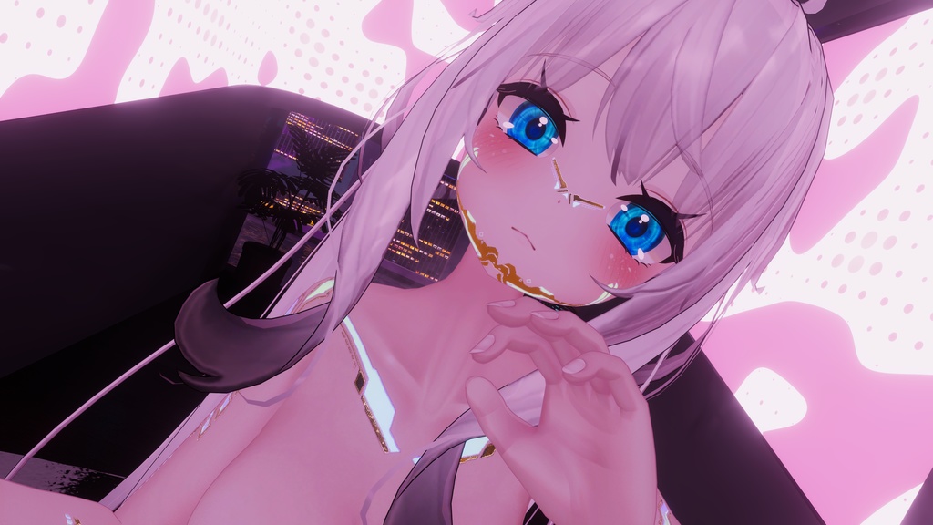 Cyberpunk Maya 2047 /MilkSkin テクスチャ 金「舞夜」HD