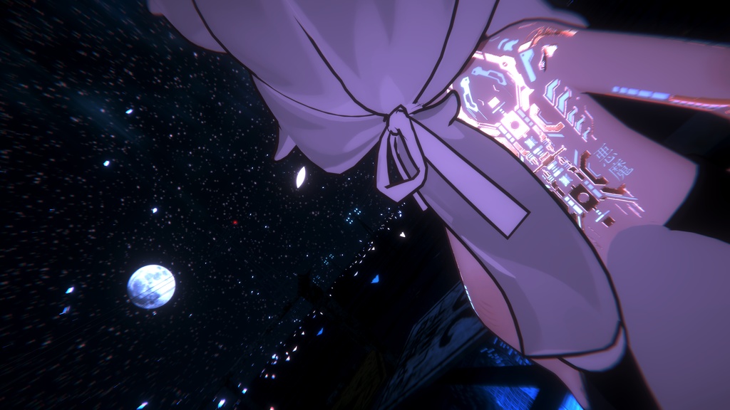 Gold Cyberpunk Mamehinata テクスチャ 金「まめひなた」HD