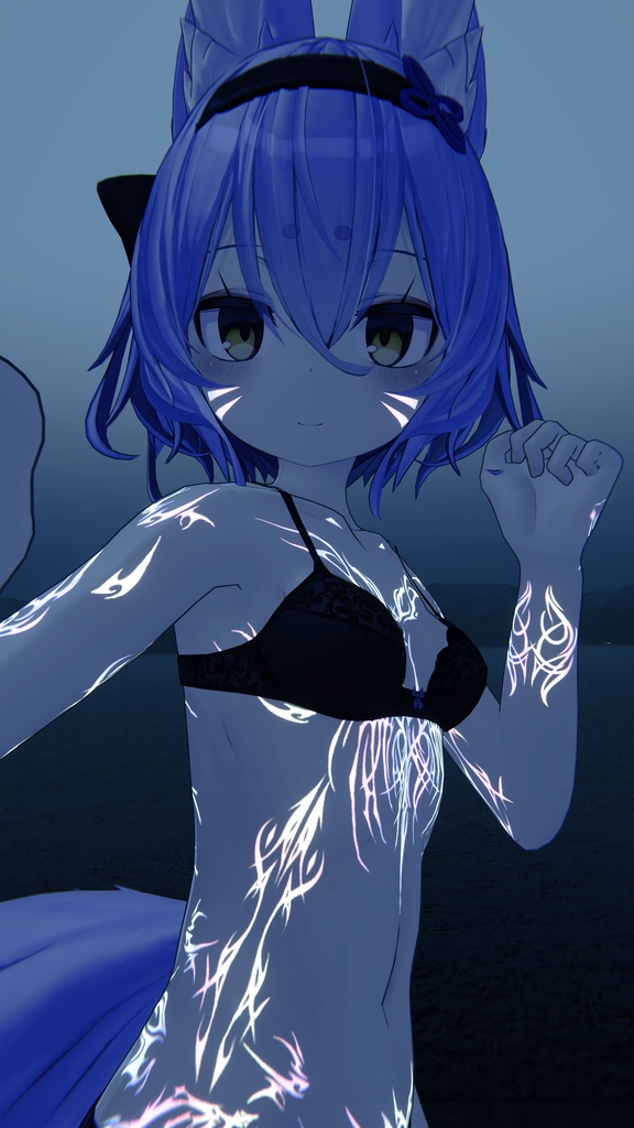 幽狐族のお姉様 Succubo Tattoos Emission 入れ墨 *テクスチャ* / HD