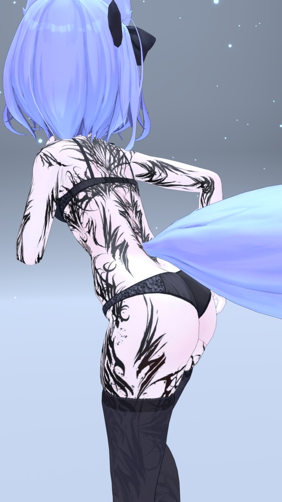 幽狐族のお姉様 Gothic Tattoos 入れ墨 *テクスチャ* / HD