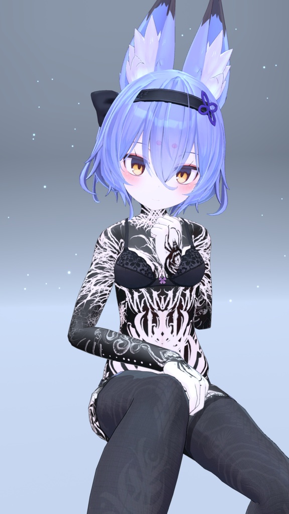 幽狐族のお姉様 Black Out Tattoos 入れ墨 *テクスチャ* / HD