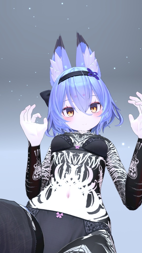 幽狐族のお姉様 Black Out Tattoos 入れ墨 *テクスチャ* / HD