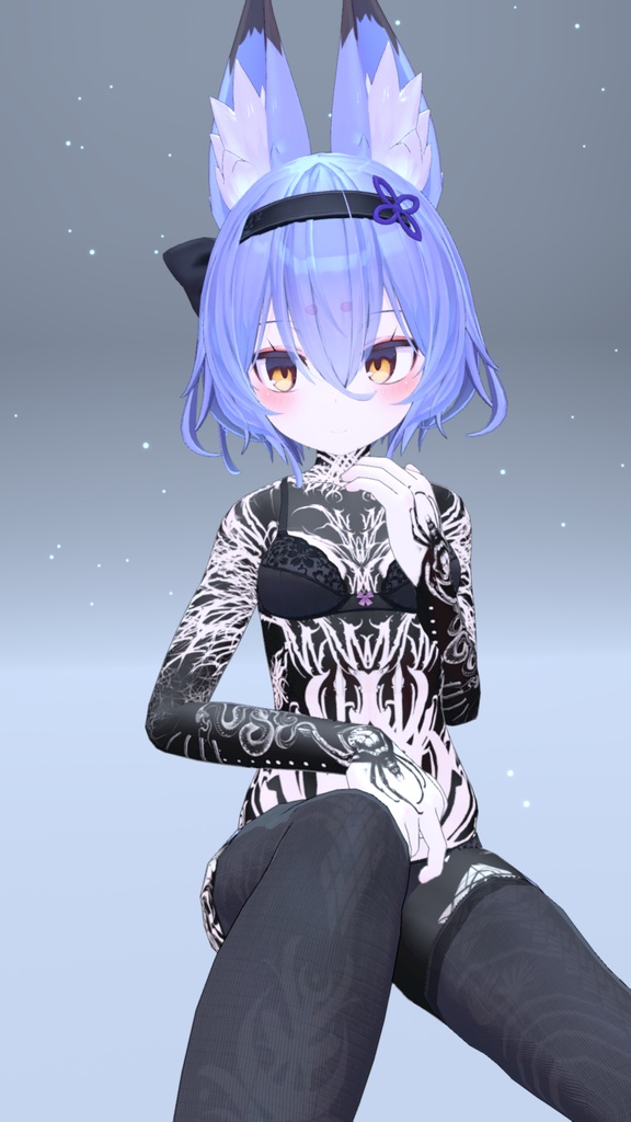 幽狐族のお姉様 Black Out Tattoos 入れ墨 *テクスチャ* / HD